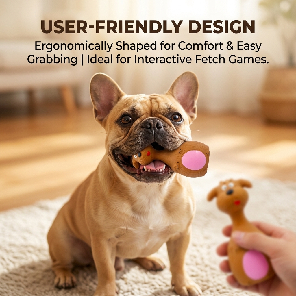 Latex Squeaky Pet Chew Toy Details