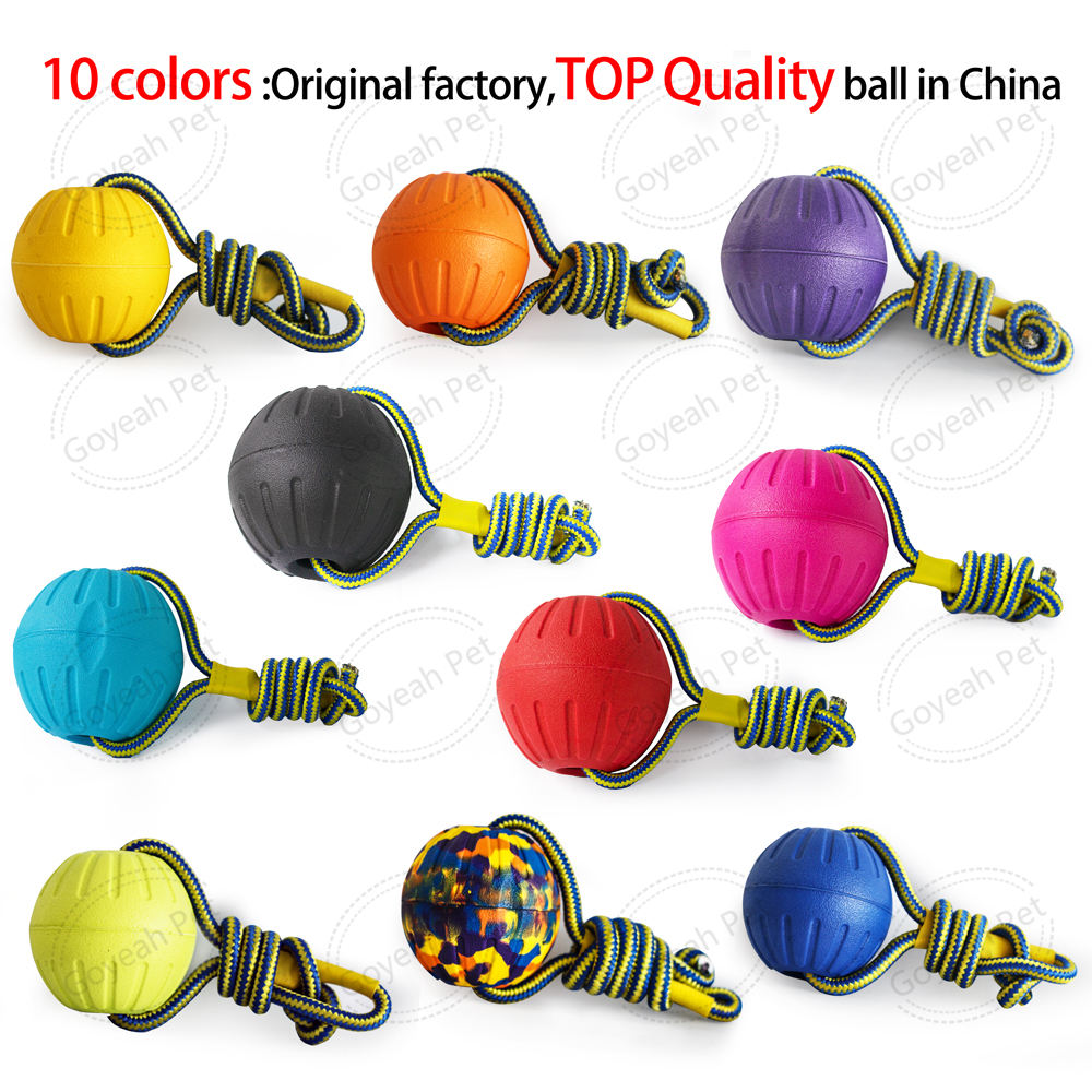 EVA Solid Floating Foam Ball - Durable Bite Proof Pet Toy Custom Logo/Size Available Interactive Training &amp; Water Games