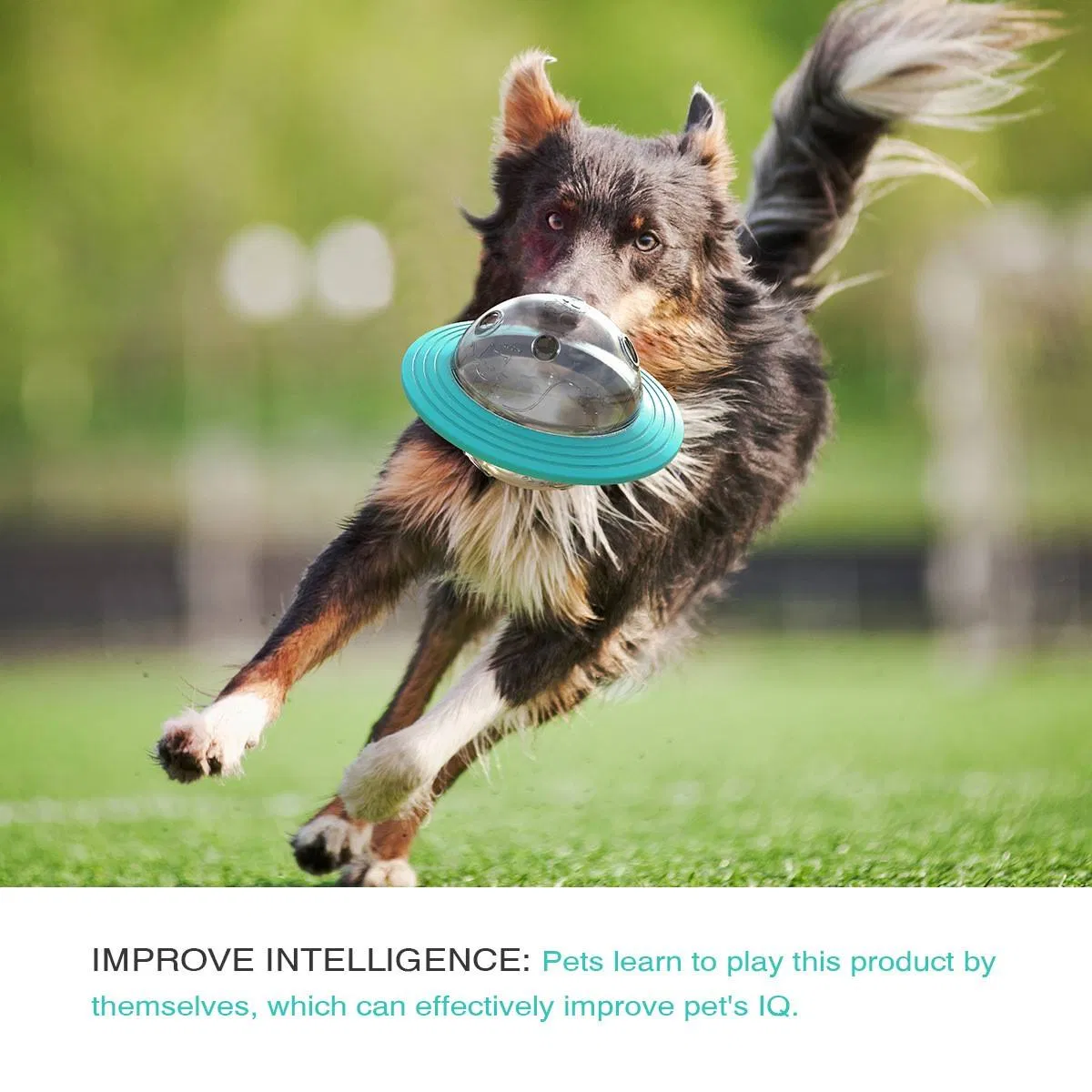 Interactive Pet Puzzle Toy UFO Dispeneser Dog Treat Dispenser Toy Pet Leakage Food Slow Feeder Dog Toys