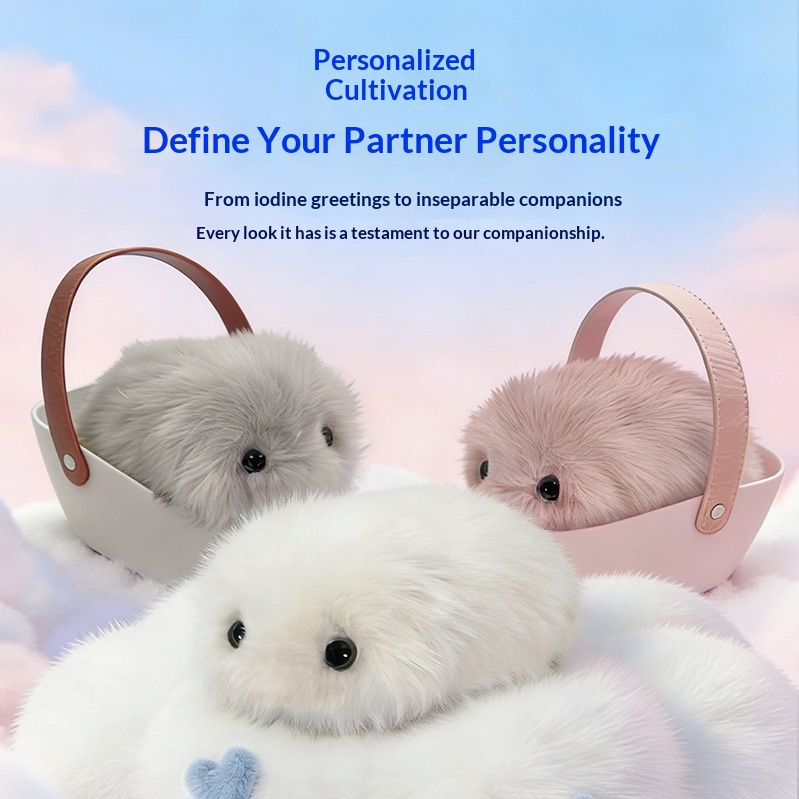 Yinuoni Noddy Smart Emotional Coral Velvet Plush AI Pet Robot Touch Sensor Interactive Raising Electronic Toy Children's Gift