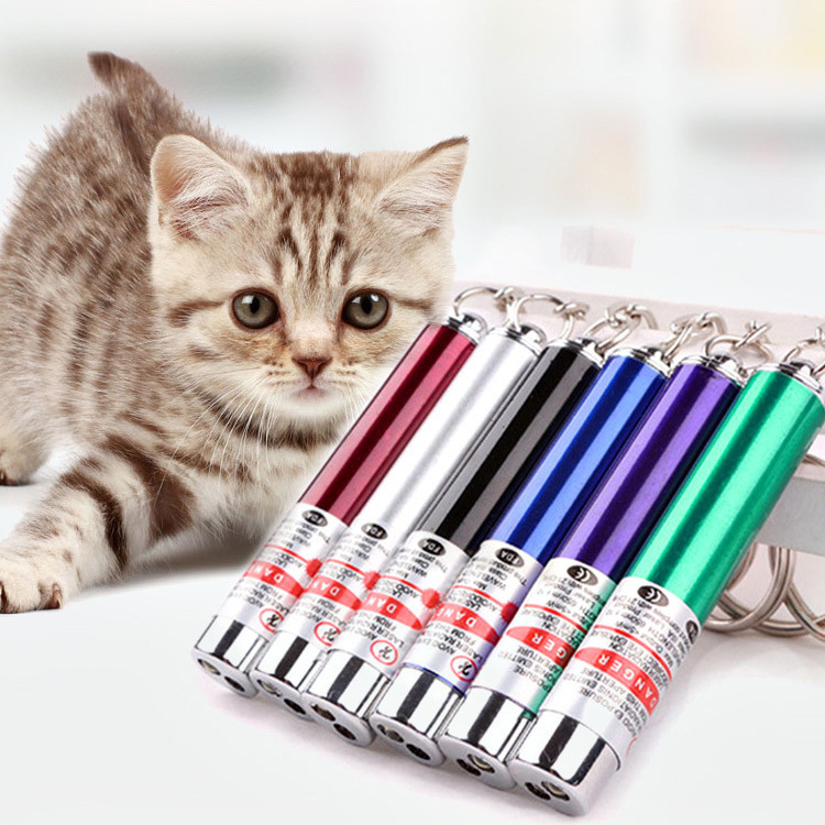 2025 Laser Pointer Cat Toy Led Infrared Pen Training Teasing Cat Games Interactive Toys Interesting Accessories Pet Supplies