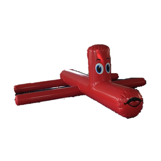 Red Airtight Floating Water Dog Toys,outdoor Sports Inflatable Water Amusement Park Equipment for Sale