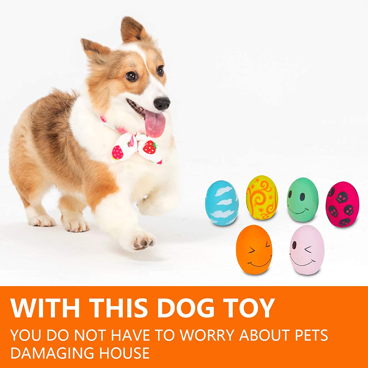 Interactive dog toy details 1