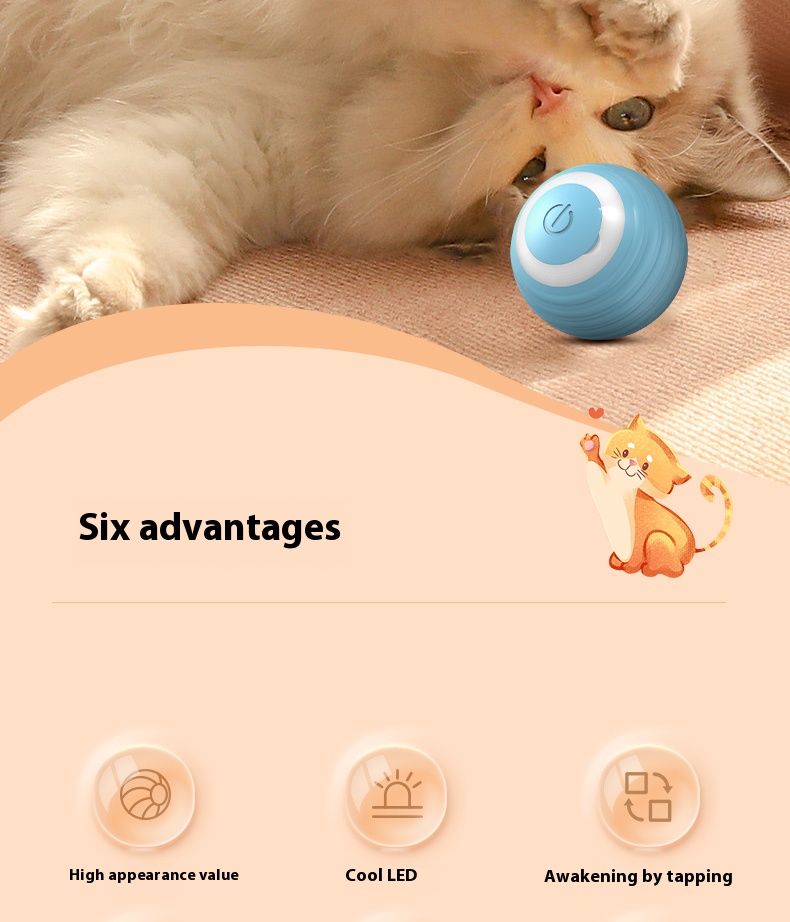 Electric Pet Rolling Ball Detail 2