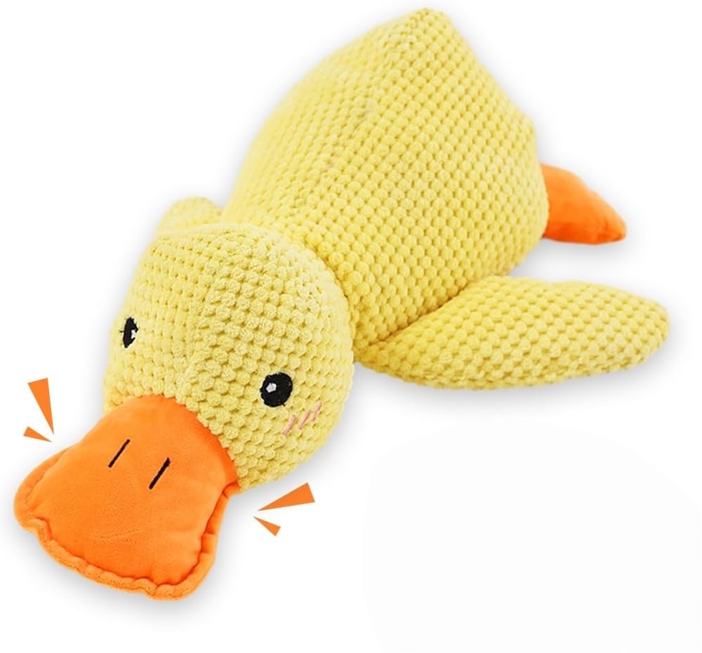 2026 New Calming Toy Duck Dog Toys Durable Stuffed Puppy Indestructible Toy Aggressive Chewers for Large Small Dogs