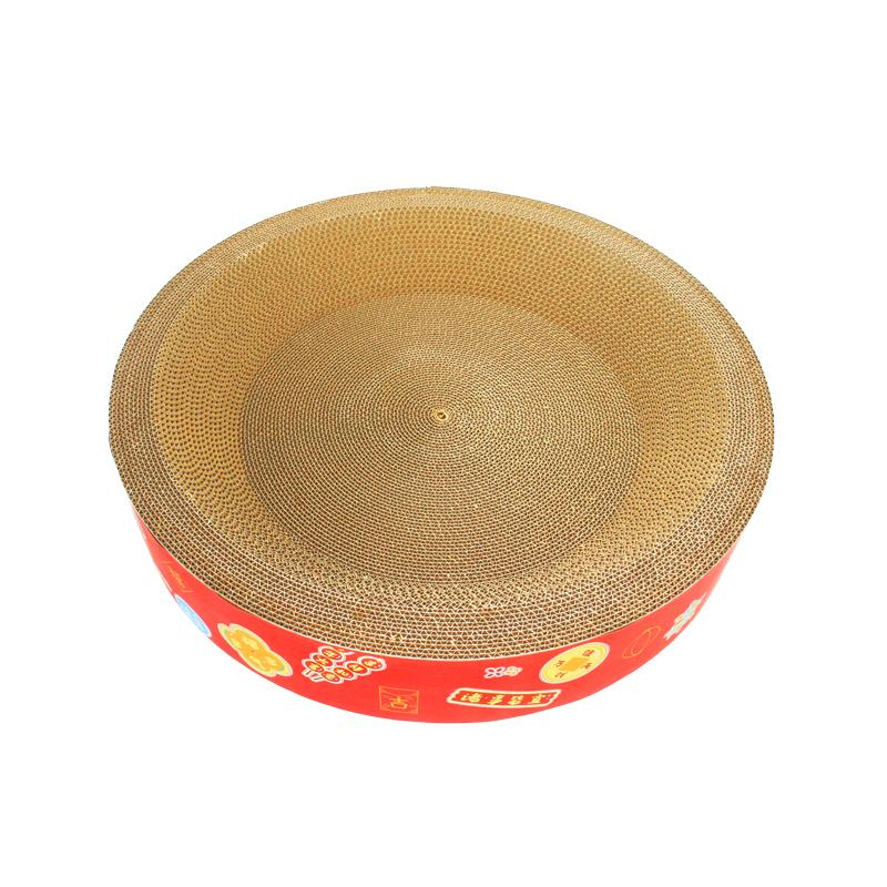 Scratching Pad Durable Corrugated Paper Pet Customized 55X35X8 China Dog Toy Cat Scratching Board