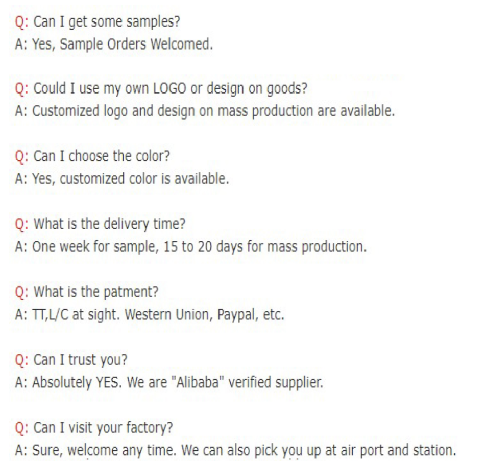 FAQ Details