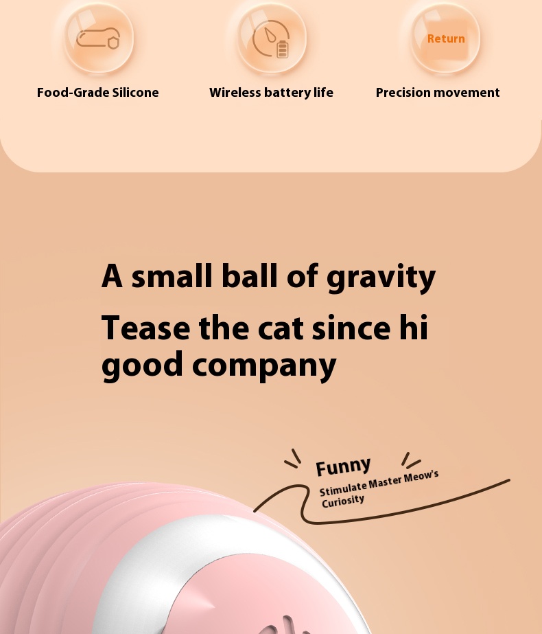 Electric Pet Rolling Ball Detail 3