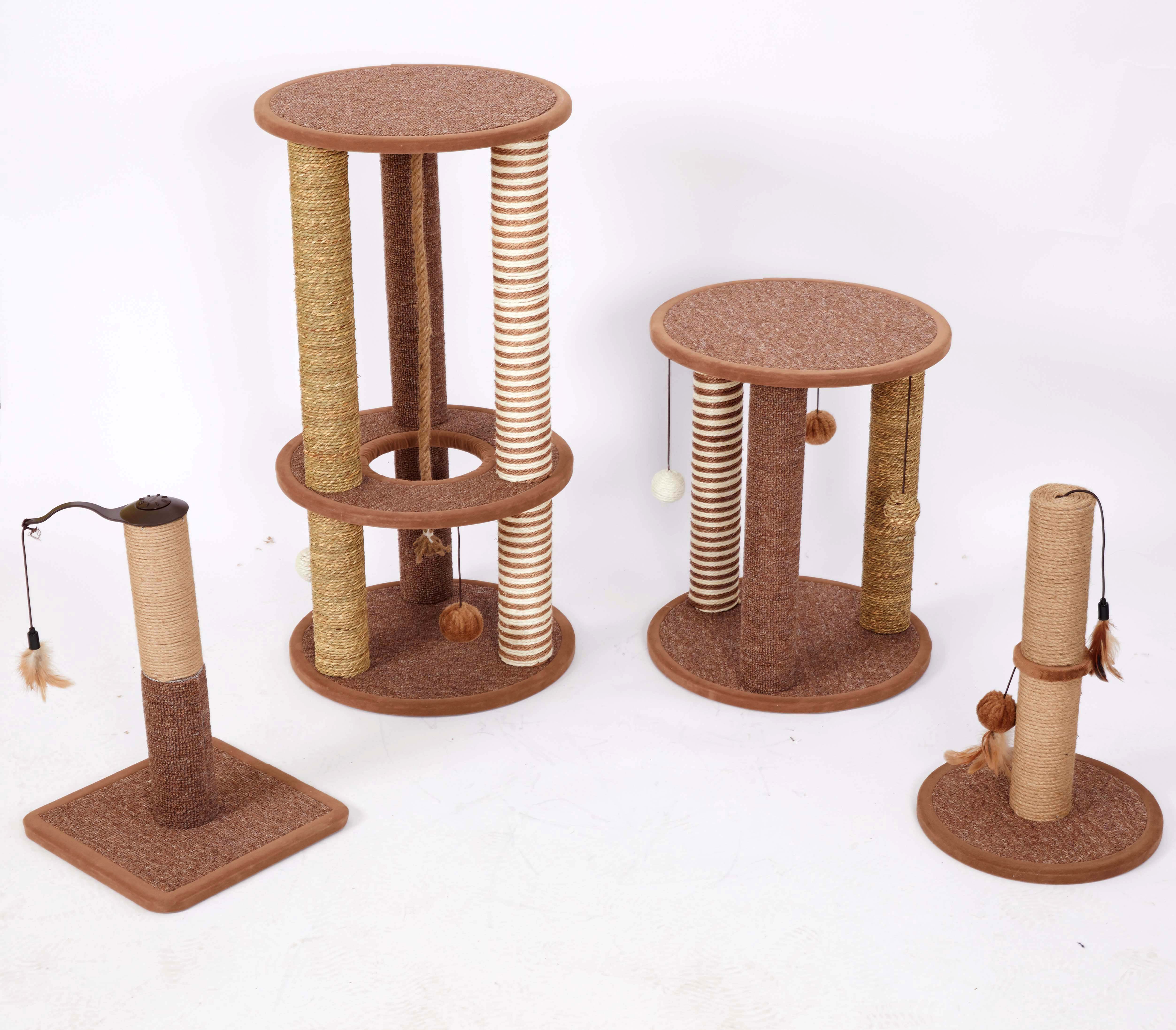 Cat tree tower detail