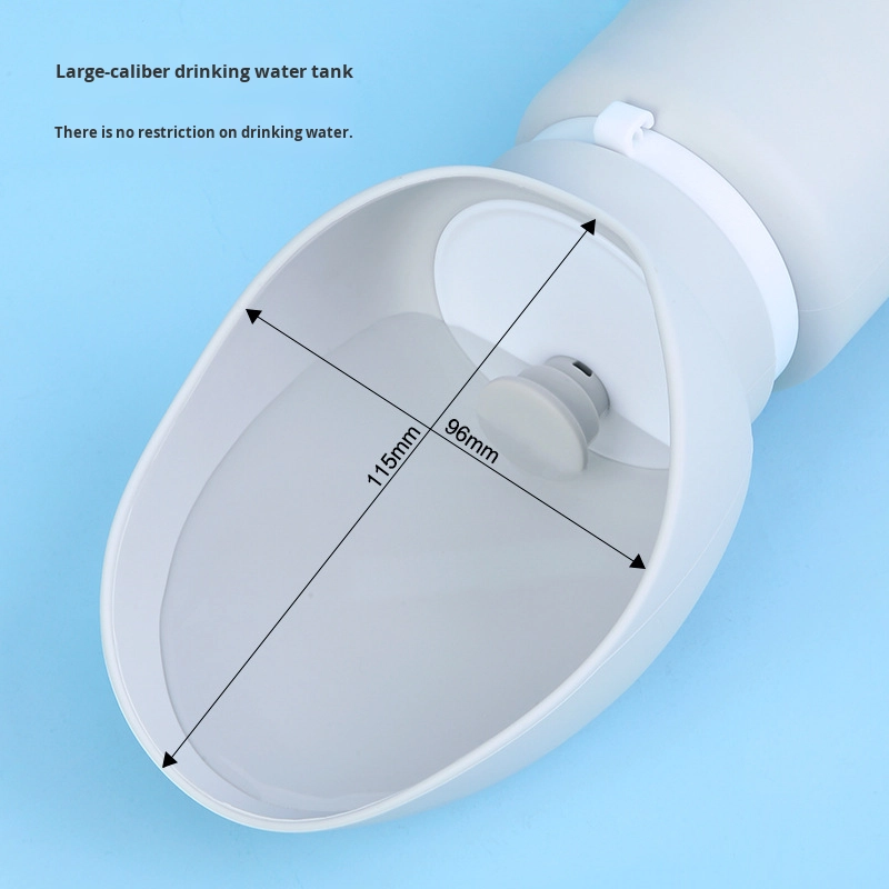 Portable Silicone Pet Water Dispenser Solid Design Dog Walking Cup Outdoor Water Bottle Supplies For Drinking Water Food For