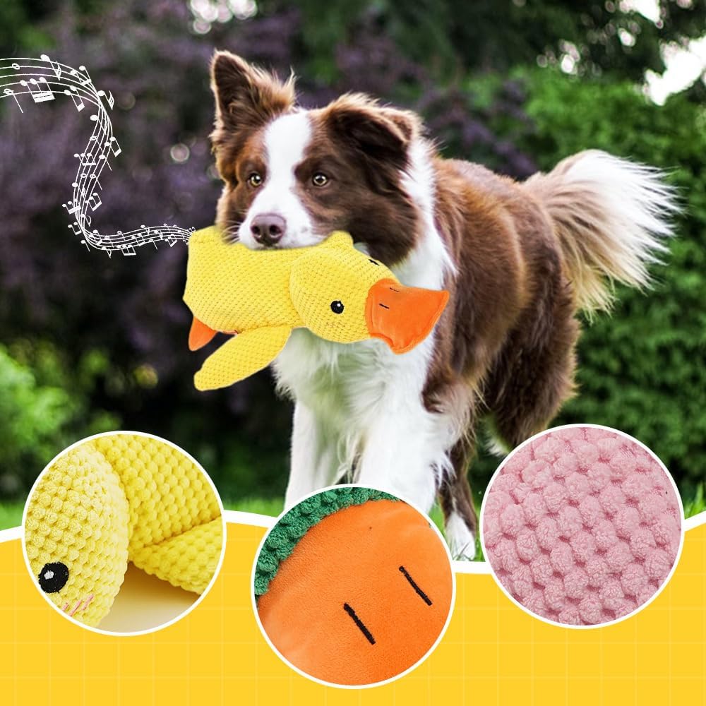 2026 New Calming Toy Duck Dog Toys Durable Stuffed Puppy Indestructible Toy Aggressive Chewers for Large Small Dogs