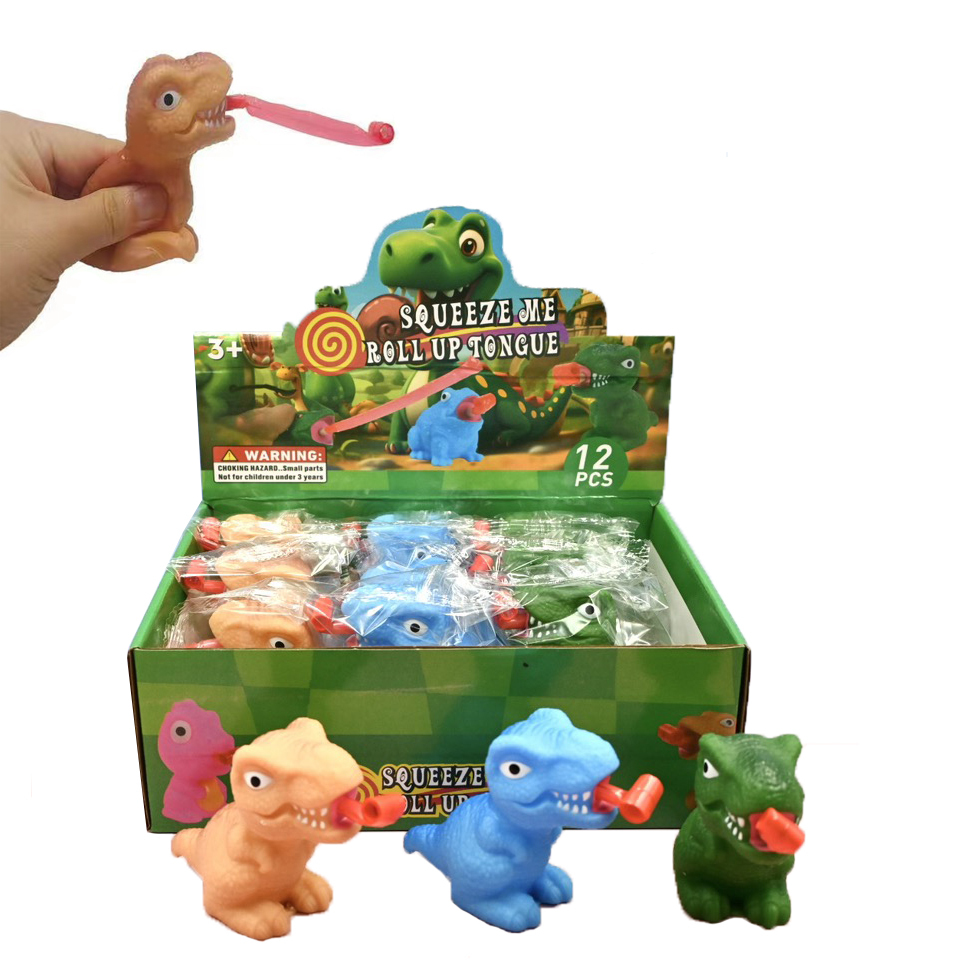 Stress-relief Vinyl Squishy Toy with Tongue-Out and Squeaky Sound Whistle-Wholesale for International Trade