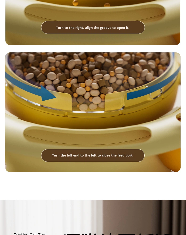 Eco-friendly Pet Toys Cat Multi-play Pet Toy Cat Toy Leaking Food Tumbler Turntable Cat Amusing Artifact Self-Entertainment