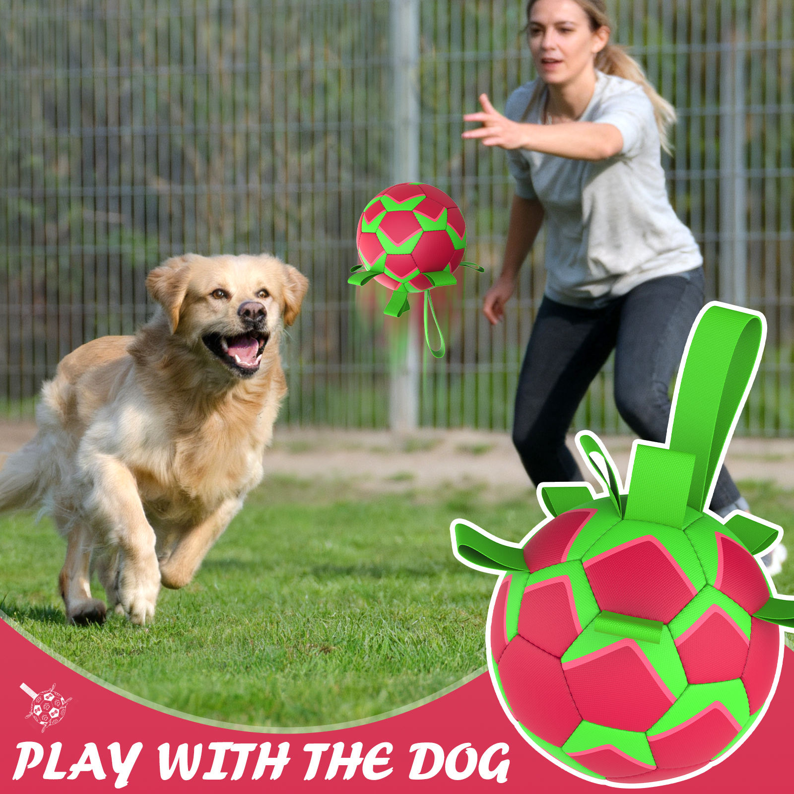 Waterproof Floating PU Eco-Friendly Dog Ball Solid Pattern Swimming Pool Water Play Adventure Pet Football