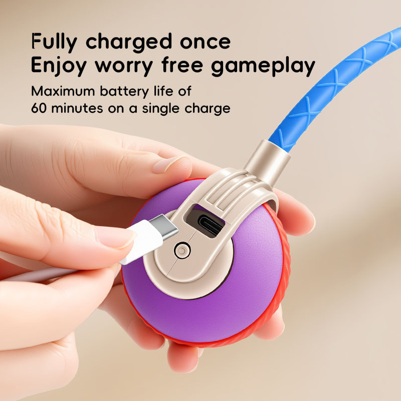Cat Toys Smart Electric Rolling Cat Ball, Motion Activated Self-Playing Toy, Rechargeable Lithium Battery Trajectory Ball