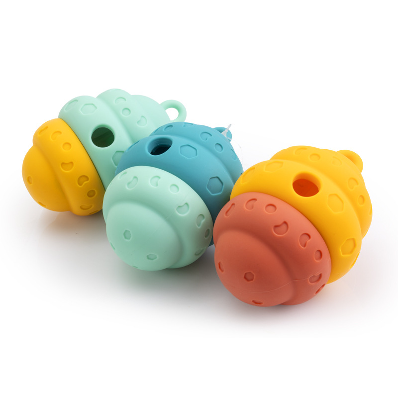 Factory-direct Honeycomb Pet Slow-feed Ball Durable Bite-resistant Food-grade Silicone Treat-dispensing Dog-proof Home Toy