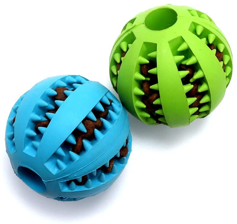 Factory Custom Tooth Cleaning Hiding Food Interactive Iq Training Rubber Ball Dog Chew Toy