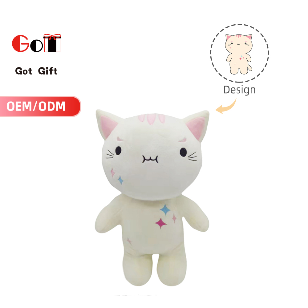 Fashion Custom Stuffed Animal Plush Toys Bulk for Crane Machines Pet Squeak Soft Toys Skins Stuffed Animals