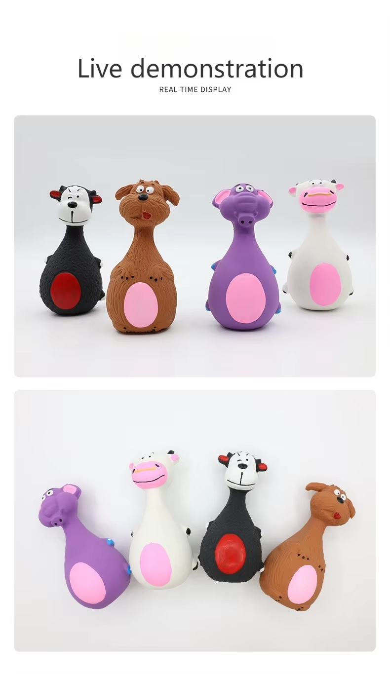 Latex Squeaky Pet Chew Toy Details