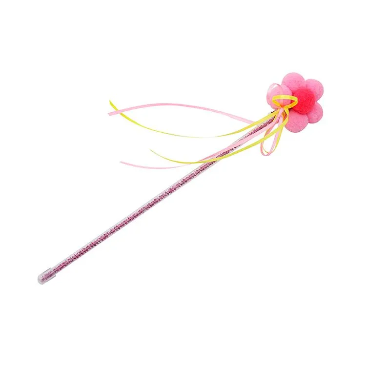 Interactive Teaser Wand Toys Cat Catcher Training Stick with Long Tassel