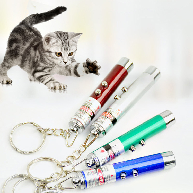 2025 Laser Pointer Cat Toy Led Infrared Pen Training Teasing Cat Games Interactive Toys Interesting Accessories Pet Supplies