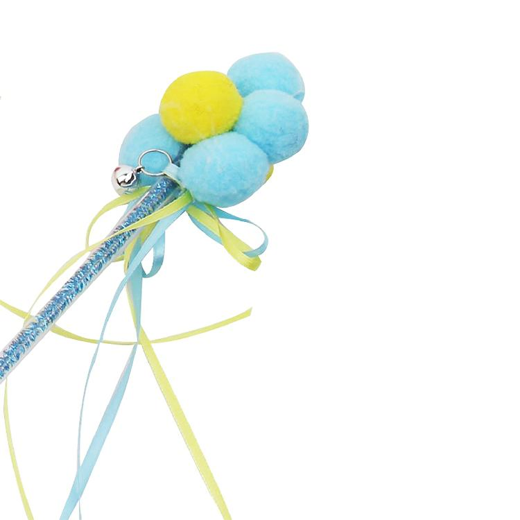 Interactive Teaser Wand Toys Cat Catcher Training Stick with Long Tassel