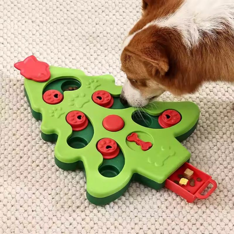 Interactive Pet Puzzle Toy for Dog Food Slow Eating Iq Training