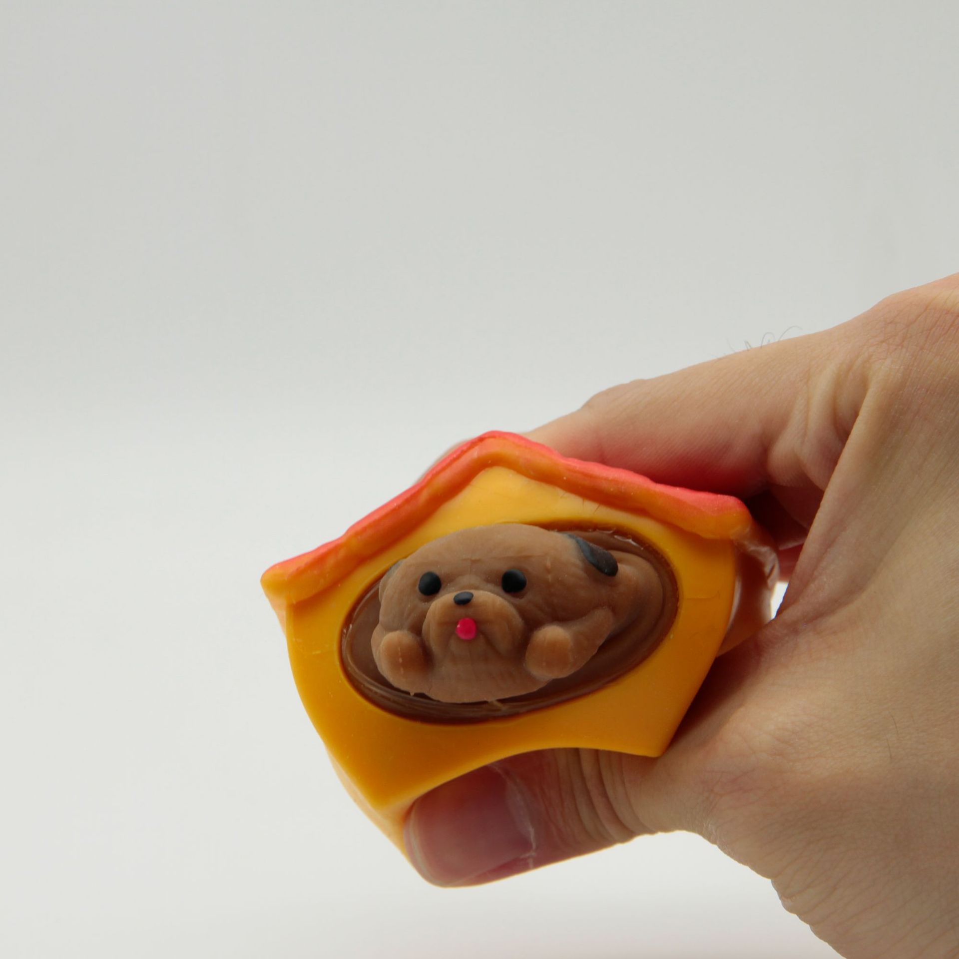 Sensory Fidget Toys Decompression Dog Home Cup Squishes Squeeze Dog Home Toy for Stress Relief