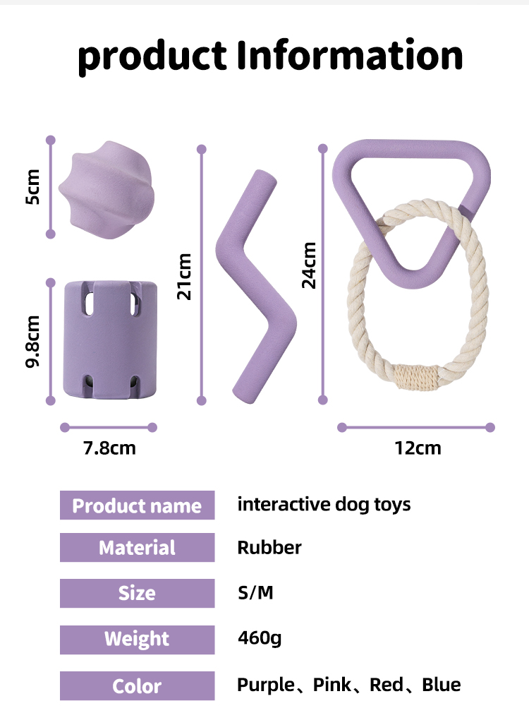 Silicone Dog Tug of War Toy-Squeaky Eco-Friendly Novelty & Fashion Design Biodegradable Rope Agility Training Indoor/Outdoor Use