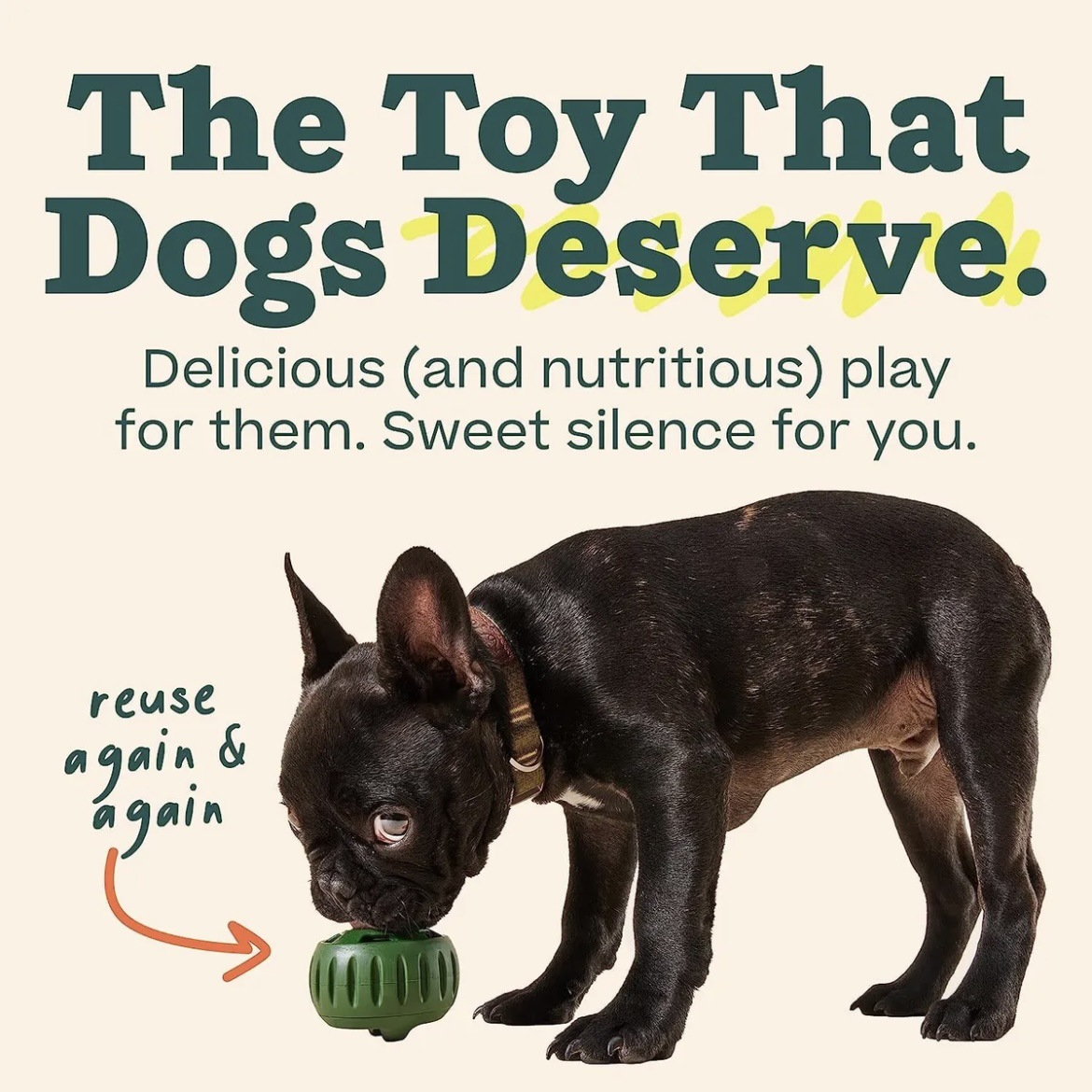 Silicone Dog Treat Dispenser Toy Interactive Puzzle Ball For Slow Feeding And Teething