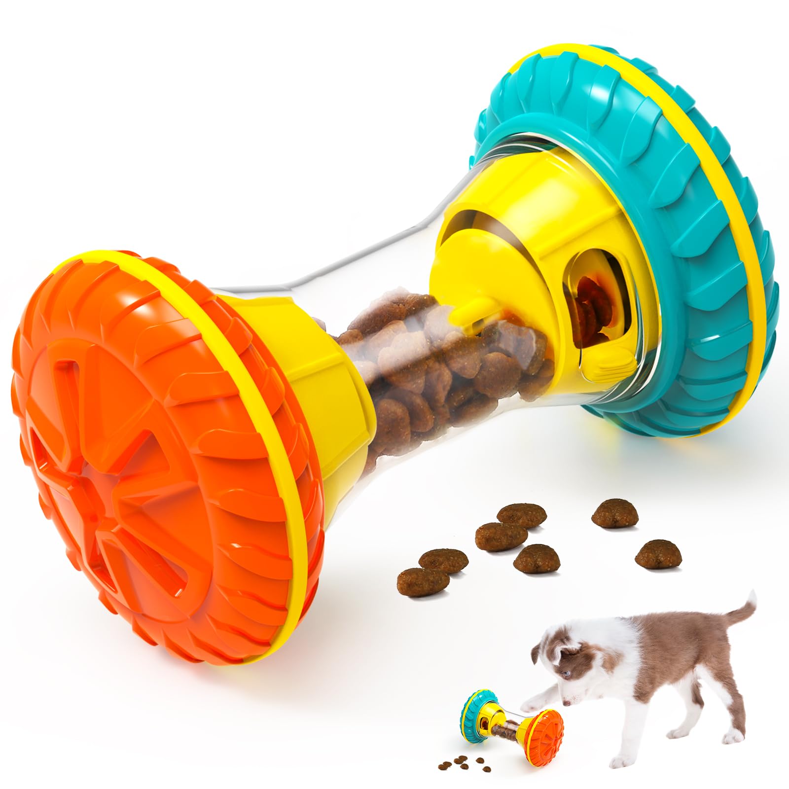 Interactive Dog Puzzle Toys For Boredom, Dogs Enrichment Toy To Keep Them Busy, Treat Dispensing Slow Feeder