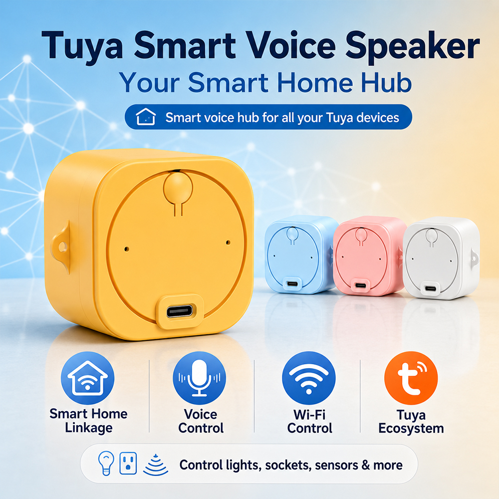 Tuya Smart Voice Speaker AI Conversation WiFi Voice Module For Smart Plush Toy Doll Smart Home Linkage