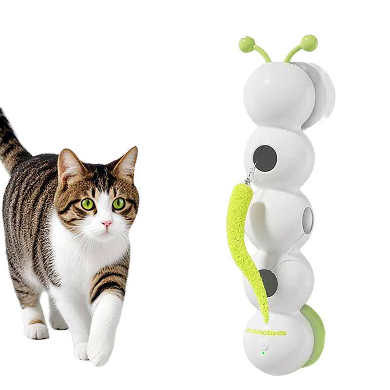 Hakuna Matata Factory Price Modern Eco-friendly Plastic Feather Interactive Exercise Cat Toy Smart Motion Activated Whack Hole