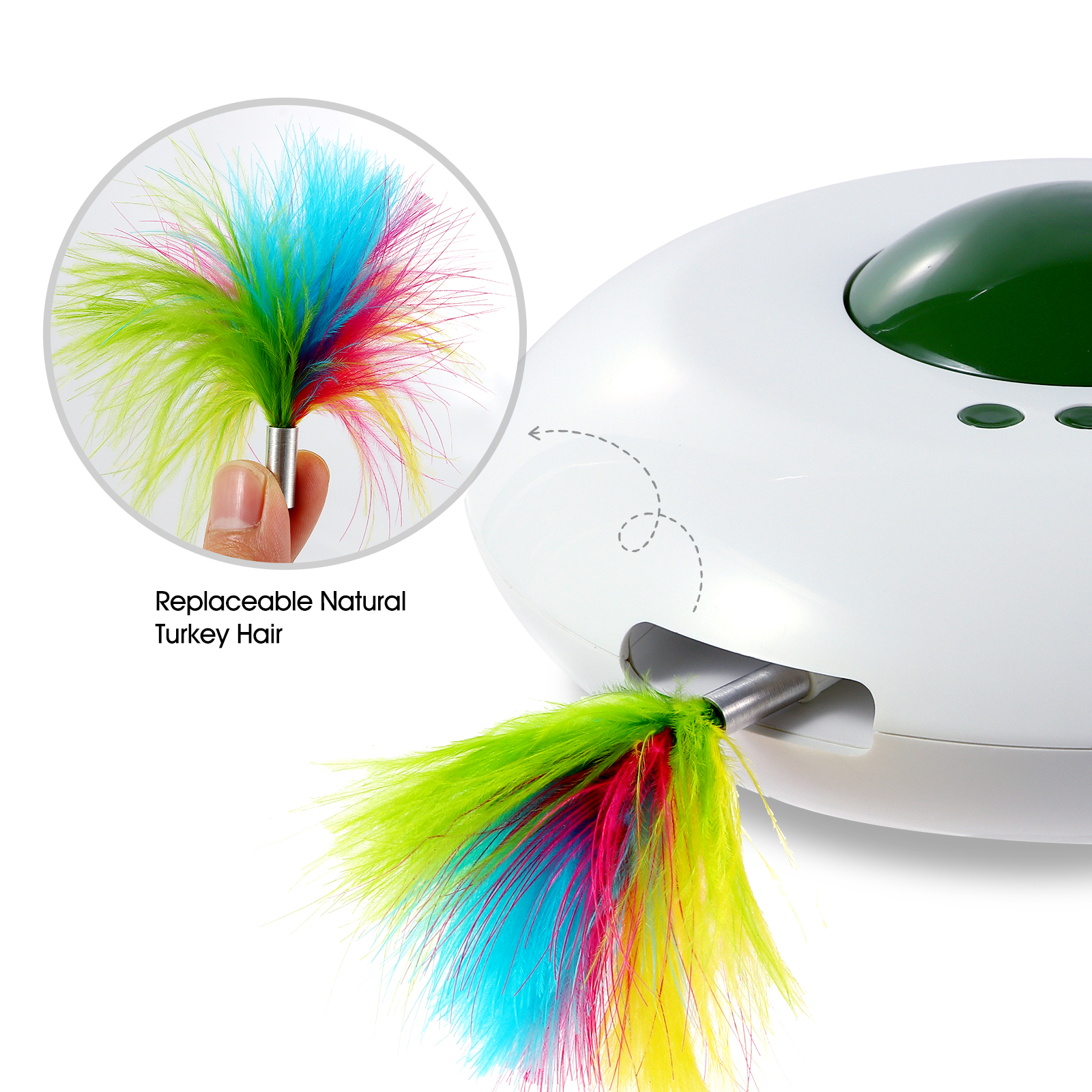 Smart Interactive Toy for Dogs Cats Cat Teasing Toy Moving Remote Car Smart Pet Toy for Indoor Bored Cats