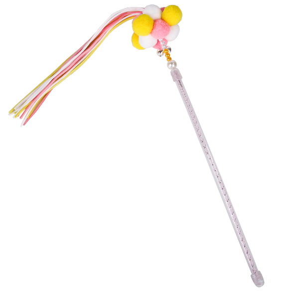 New Rpt060 Pet Funny Teaser Wand Toys Engaging Cat Stick Toy