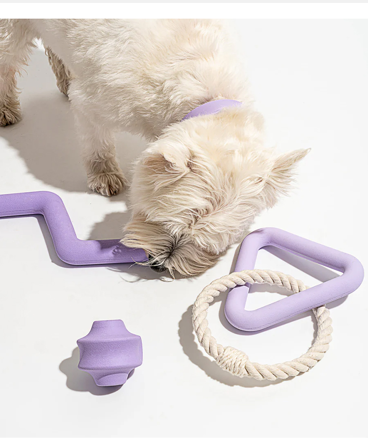 Silicone Dog Tug of War Toy-Squeaky Eco-Friendly Novelty & Fashion Design Biodegradable Rope Agility Training Indoor/Outdoor Use