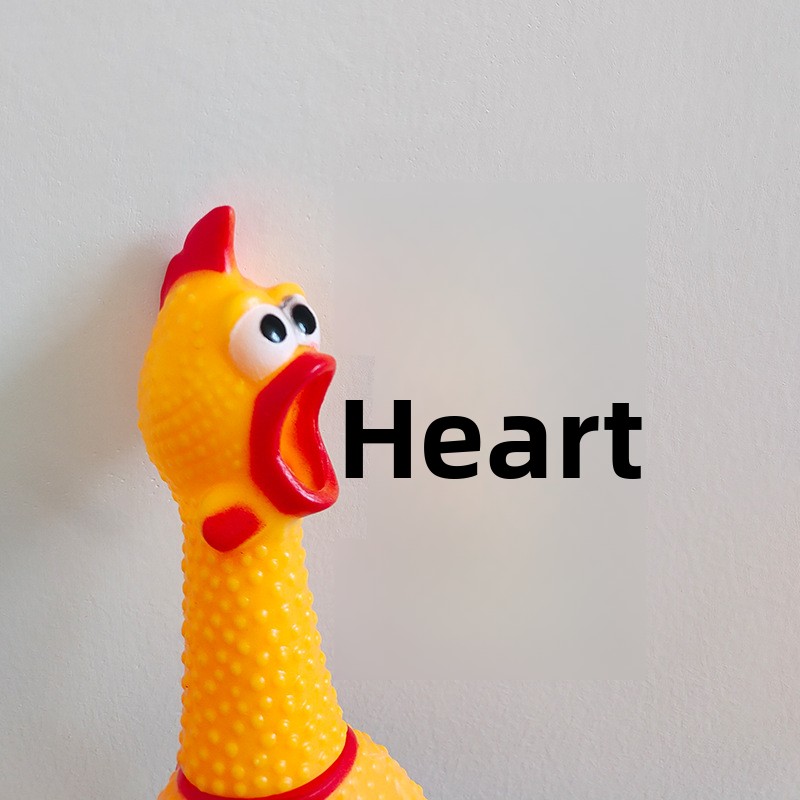 Screaming Chicken Battle Style Squeaking Sound-Making Stress-Relief Vinyl Plastic Pet Dog Toy Zhejiang Wholesale