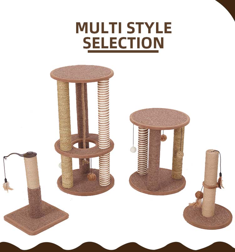 Cat tree tower detail