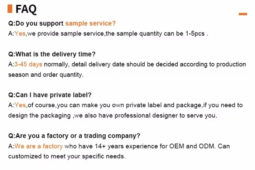 FAQ Details Visual
