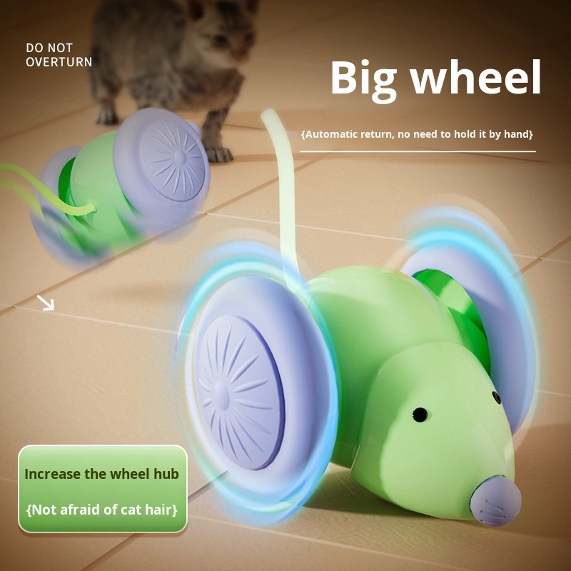 2025 New Hot Sale Electric Mascotas Smart Cat Electric Mascotas Interactive Speedy Rat Cat Toy Pet Interactive Movement Toys