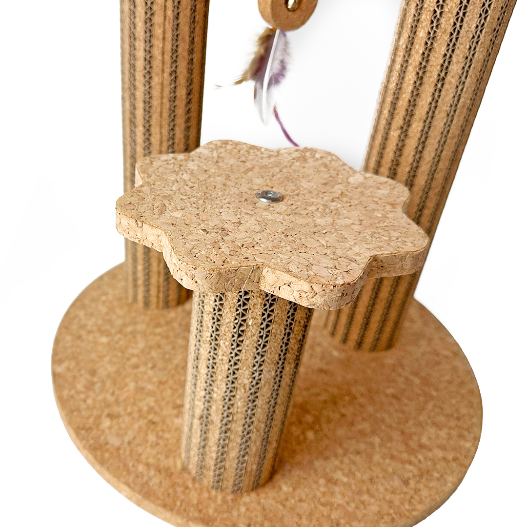 Cork Scratch Post Detail 5
