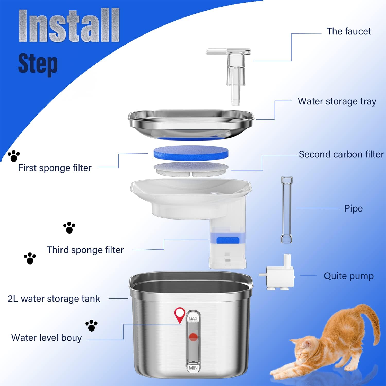 Pet water dispenser product image 4