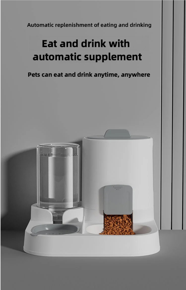 Hot Selling Factory Anti Slip Fully Automatic Feeding And Watering 2-in-1 Pet Water Dispenser
