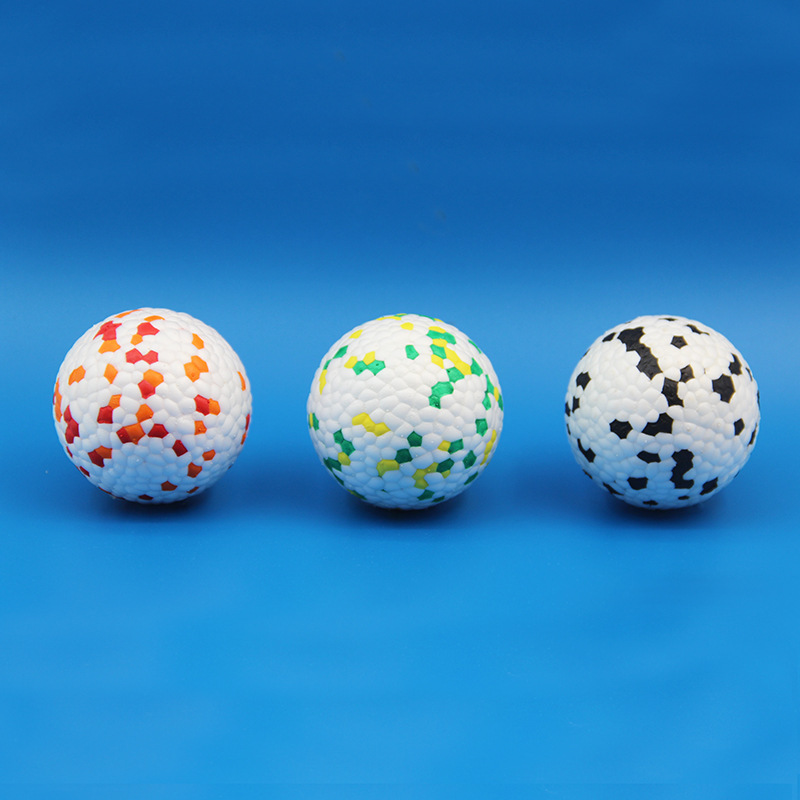 6.0CM Popcorn-Shaped ETPU Dog Toy Ball-Super Light Bite Resistant Floating Water Throwing Toy
