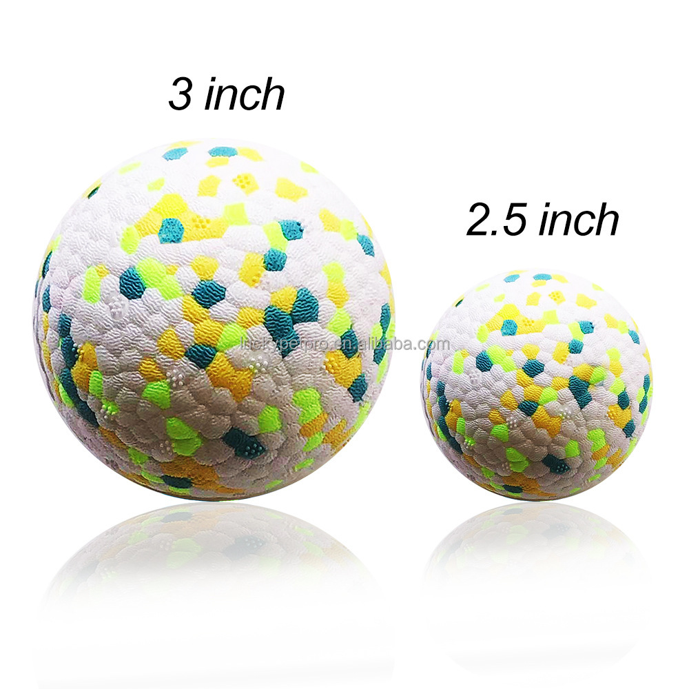 Bite Resistant Dogs Dental Protection ETPU Pet Interactive Pet Chew Aggressive Toy ETPU Dog Ball