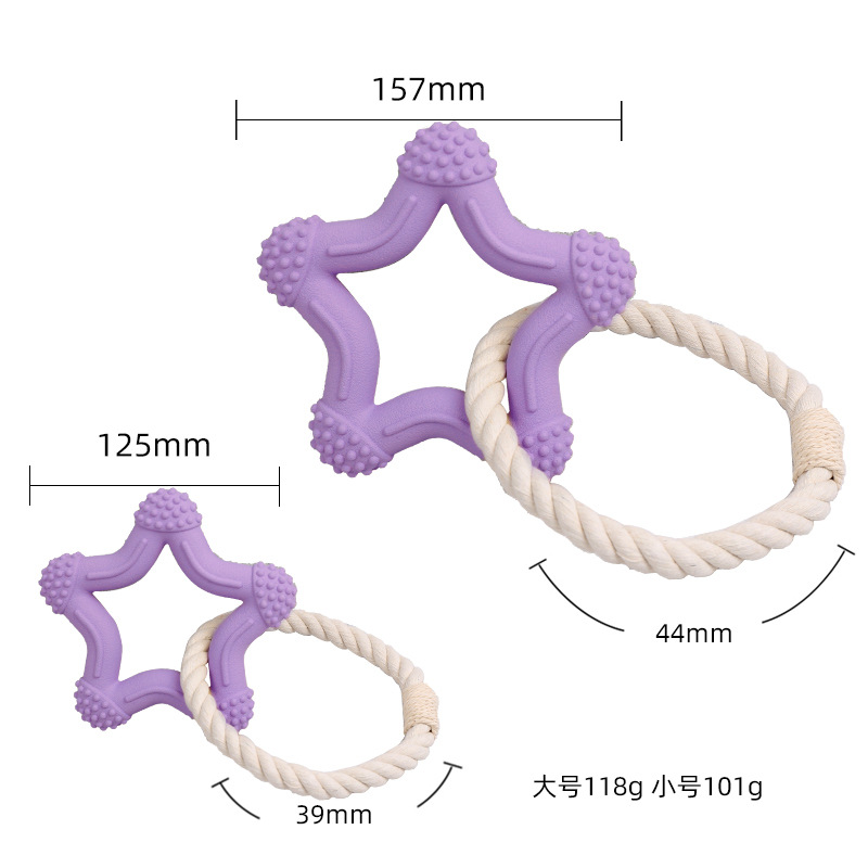Dogs Training Biodegradable Rubber Teeth Cleaning Luxury Lifelike Pets Chewing Slow Feeding Dispenser Toy