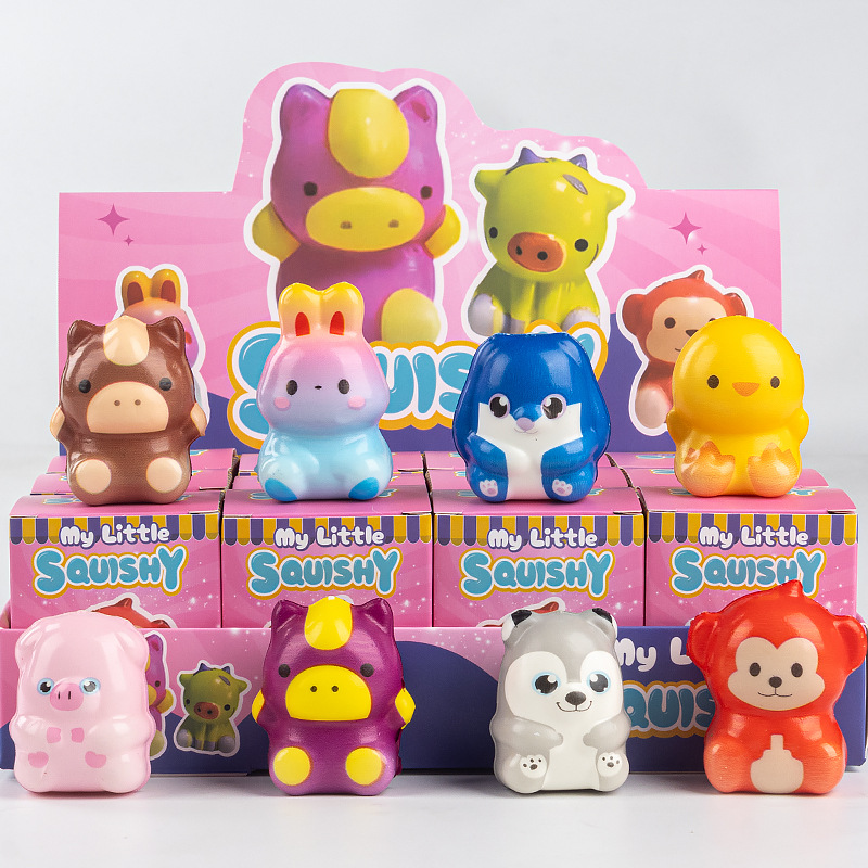 Squeeze Toy Slow Rising Food Squishy Blind Box, Cute Squeeze Toy Ornament, Kids Trendy Doll Blind Bag Wholesale