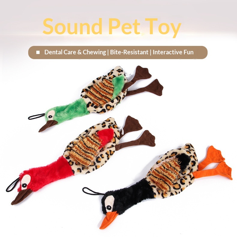 Dog Chew Bore-relief Bite-Resistant Cute Squeaky Sound Toy for Small Medium Large Pets