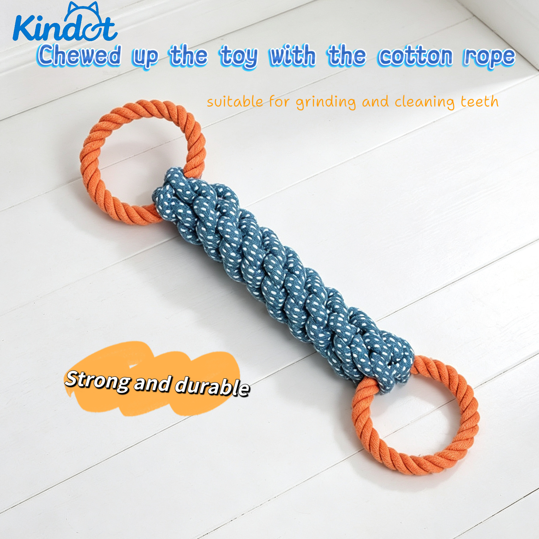 Factory-Wholesale Pipitao Cotton-Rope Chew Toy with Corn Pattern-Durable Bite-Resistant for Dogs Stress Relief &amp; Tug-Of-War Play