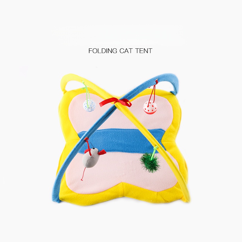 Puppy Play Gym Dog Cat Activity Mat with Squeaky Toys Interactive Sensory Mat